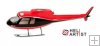 HeliArtist AS350 Ecureuil red/black